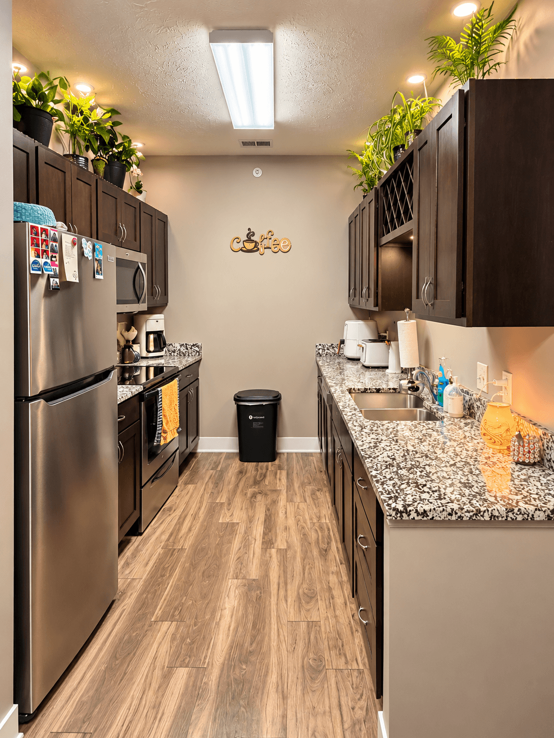 Kitchen with Granite Countertops